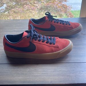 Men’s (boys) Nike SB Zoom Blazer GT Pro Cinnabar & Gum Skate Shoes 🔥